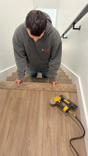 Hardwood project finished flooring photo