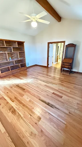 Hardwood installation installed room photo