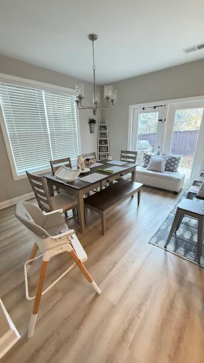 Vinyl plank floor project photo