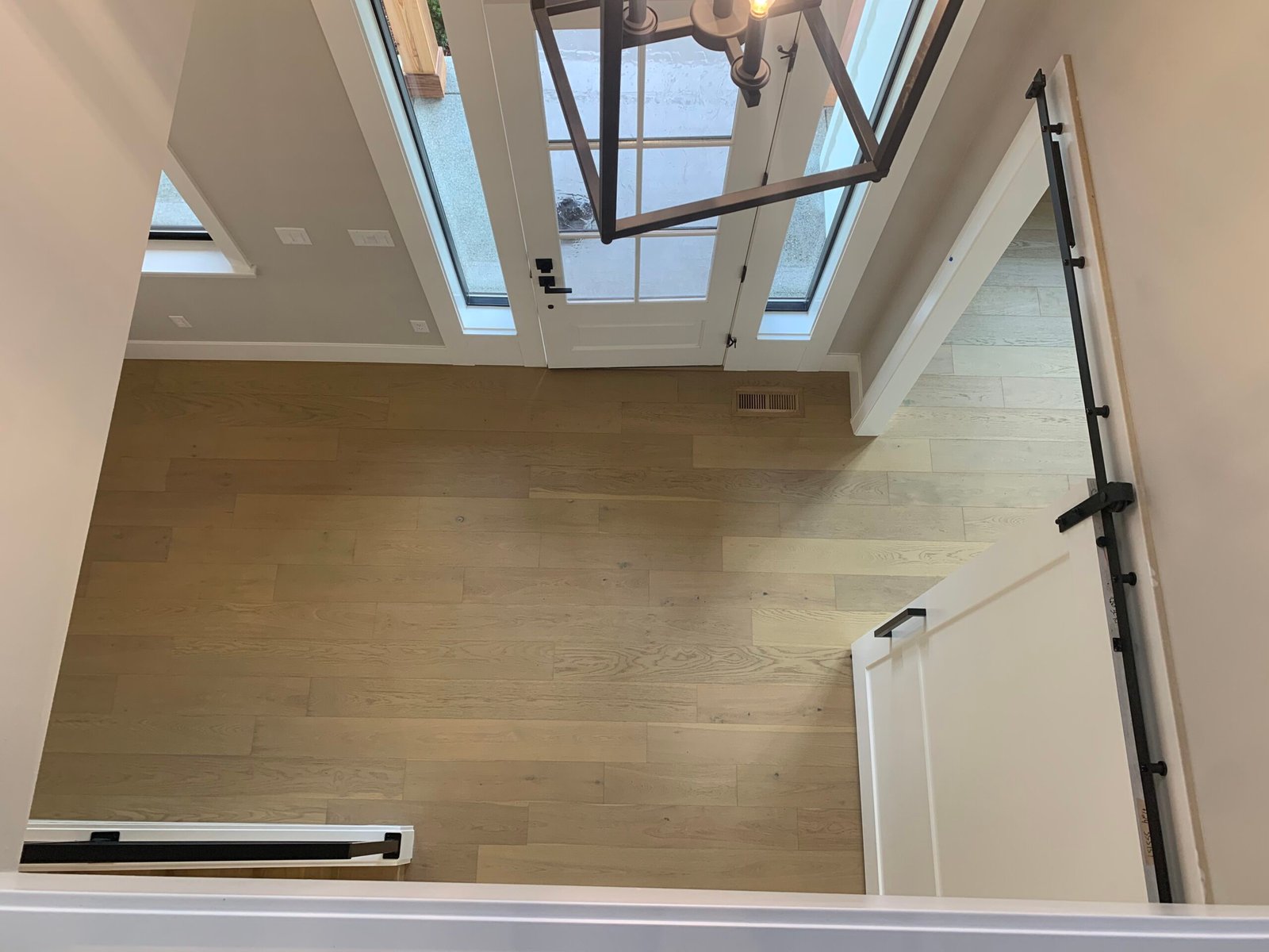 Hardwood installation detail