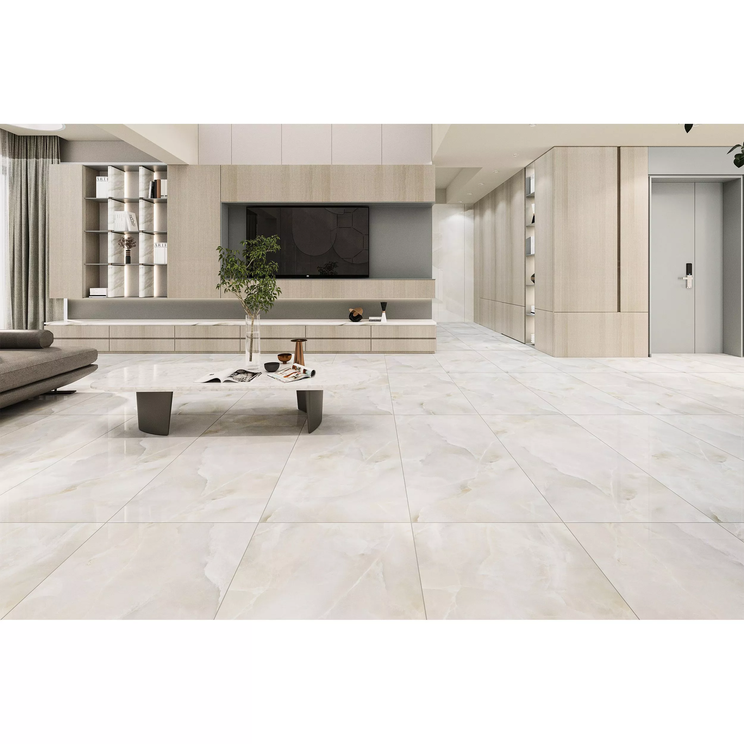Large format tile samples for modern floors and walls