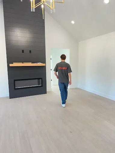 Affordable flooring installation example