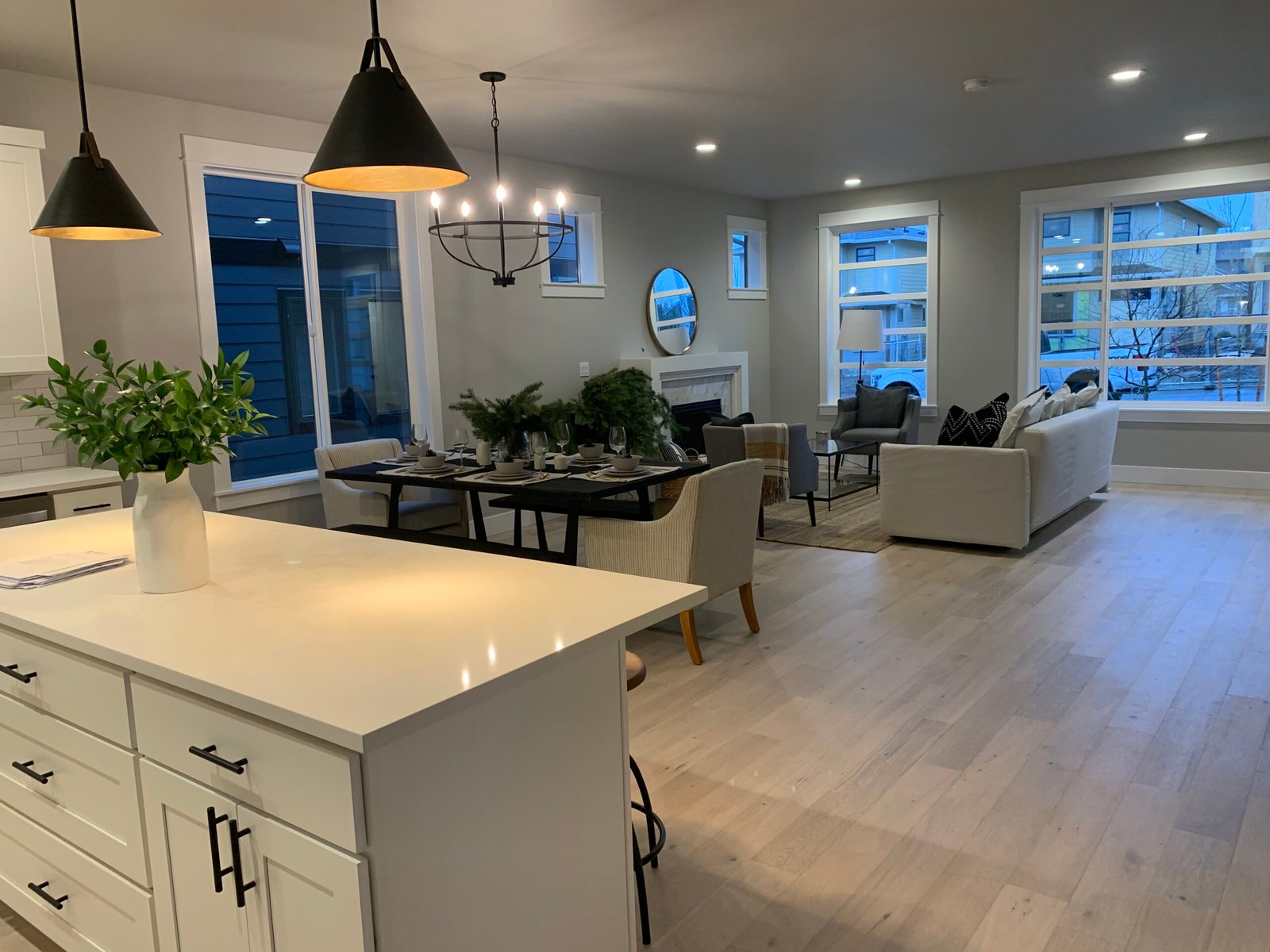 Hardwood installation project photo